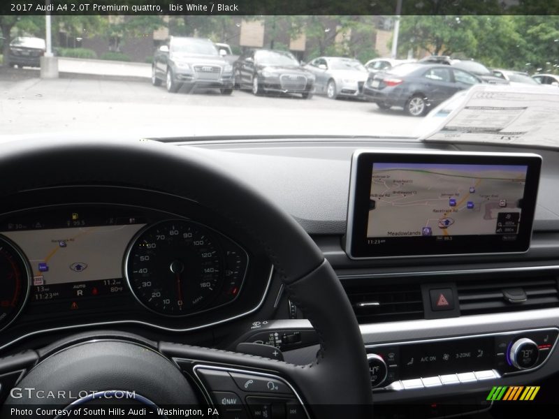 Ibis White / Black 2017 Audi A4 2.0T Premium quattro