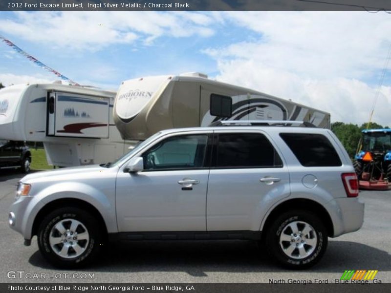 Ingot Silver Metallic / Charcoal Black 2012 Ford Escape Limited
