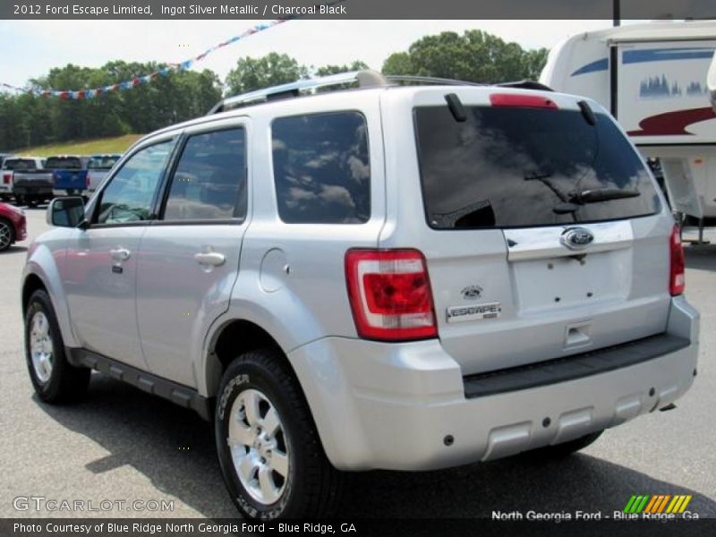 Ingot Silver Metallic / Charcoal Black 2012 Ford Escape Limited