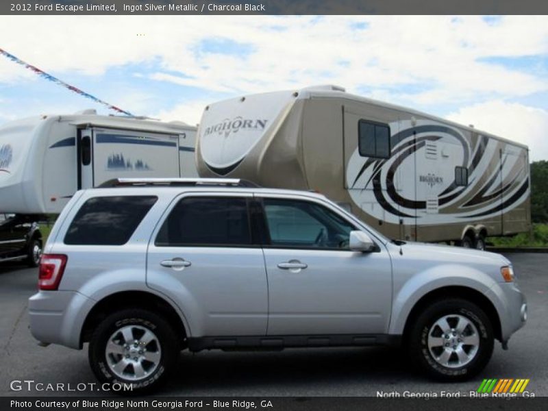 Ingot Silver Metallic / Charcoal Black 2012 Ford Escape Limited