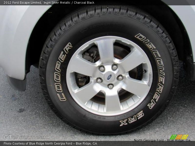 Ingot Silver Metallic / Charcoal Black 2012 Ford Escape Limited