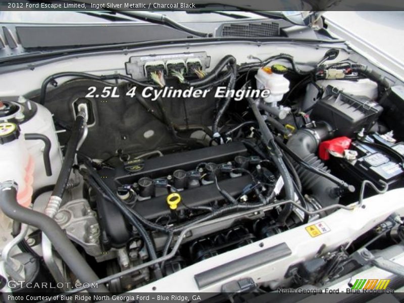 Ingot Silver Metallic / Charcoal Black 2012 Ford Escape Limited