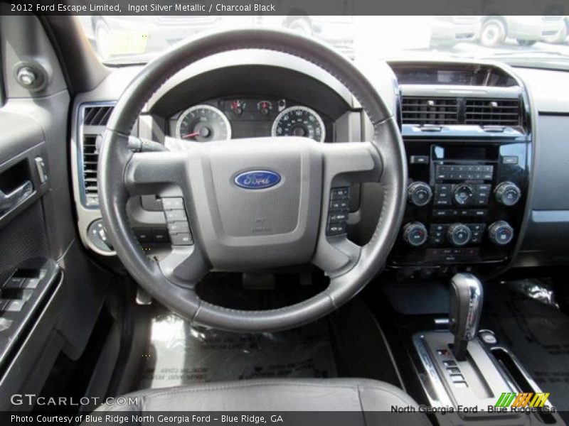 Ingot Silver Metallic / Charcoal Black 2012 Ford Escape Limited