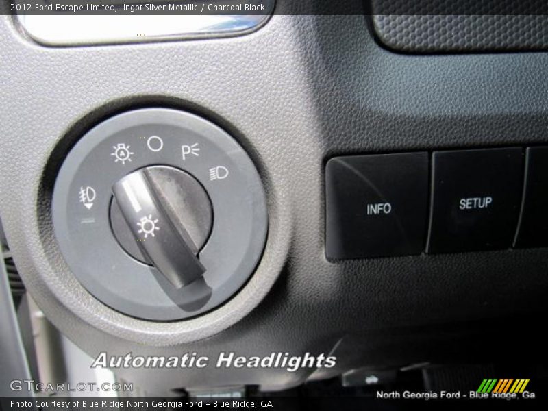 Ingot Silver Metallic / Charcoal Black 2012 Ford Escape Limited