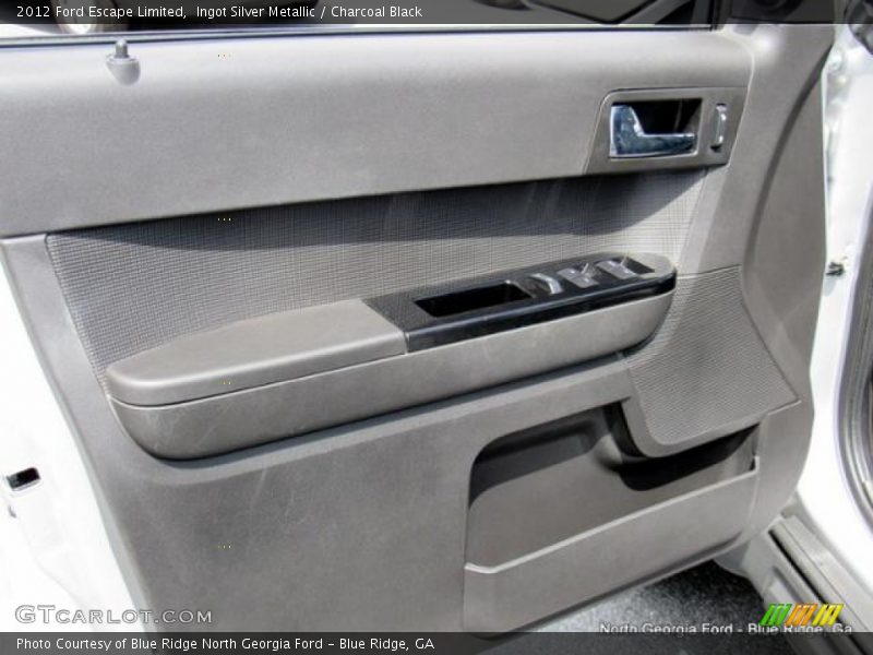 Ingot Silver Metallic / Charcoal Black 2012 Ford Escape Limited