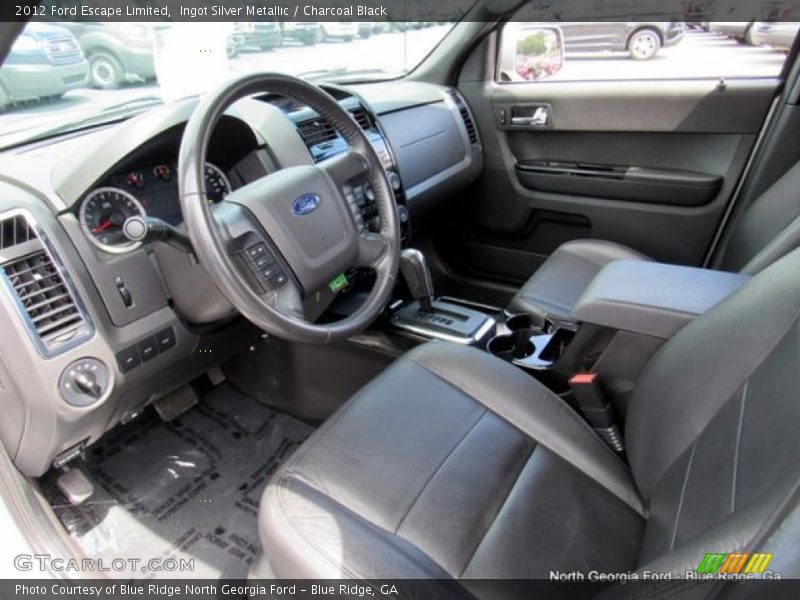 Ingot Silver Metallic / Charcoal Black 2012 Ford Escape Limited