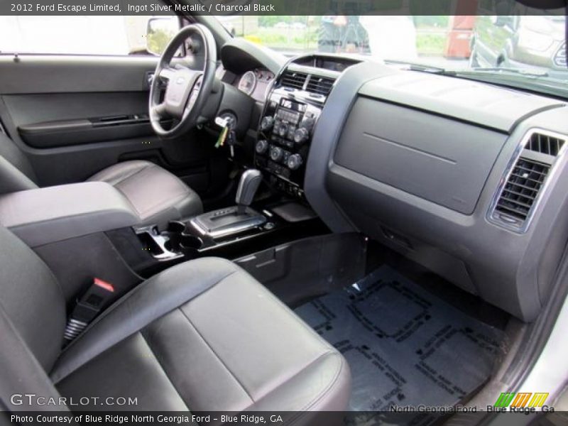 Ingot Silver Metallic / Charcoal Black 2012 Ford Escape Limited