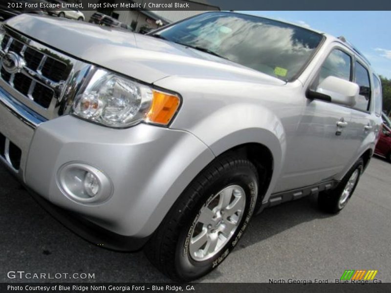 Ingot Silver Metallic / Charcoal Black 2012 Ford Escape Limited