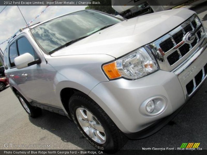 Ingot Silver Metallic / Charcoal Black 2012 Ford Escape Limited