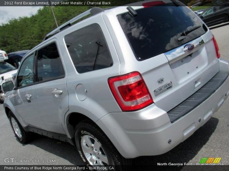 Ingot Silver Metallic / Charcoal Black 2012 Ford Escape Limited