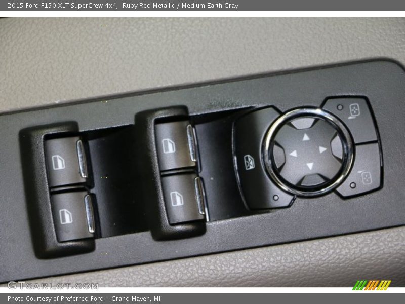 Ruby Red Metallic / Medium Earth Gray 2015 Ford F150 XLT SuperCrew 4x4