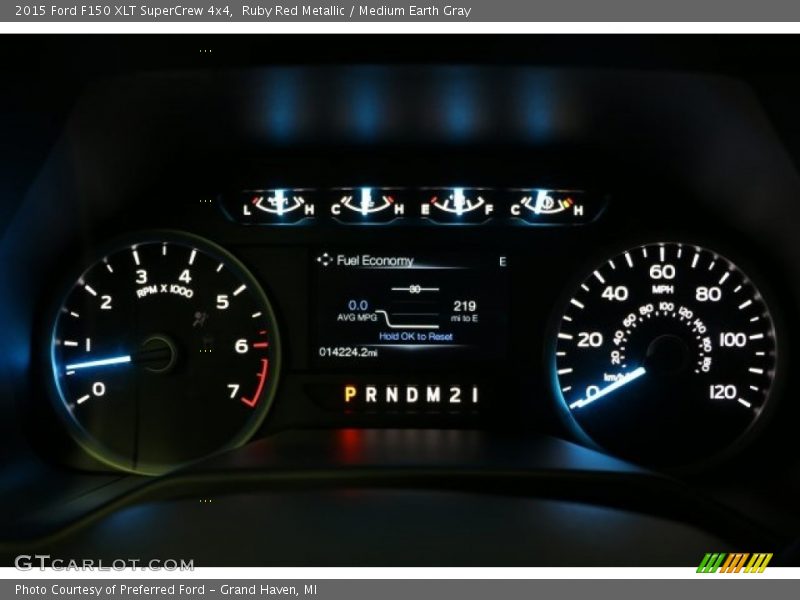 Ruby Red Metallic / Medium Earth Gray 2015 Ford F150 XLT SuperCrew 4x4