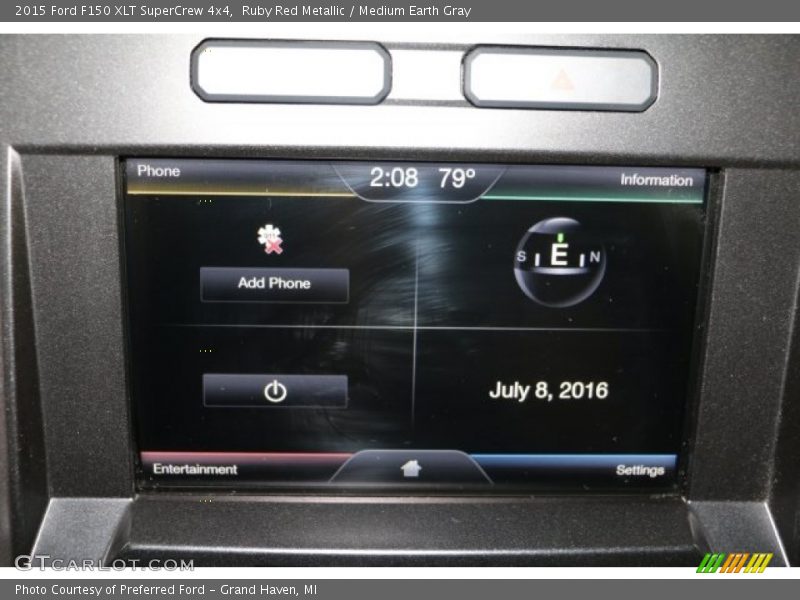 Ruby Red Metallic / Medium Earth Gray 2015 Ford F150 XLT SuperCrew 4x4