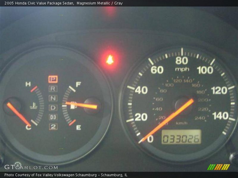 Magnesium Metallic / Gray 2005 Honda Civic Value Package Sedan