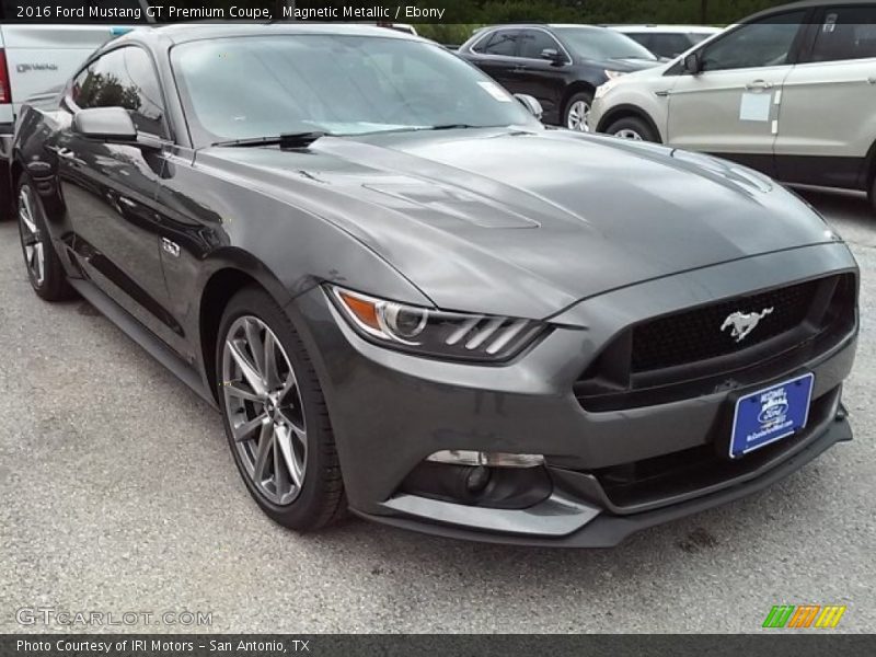 Magnetic Metallic / Ebony 2016 Ford Mustang GT Premium Coupe
