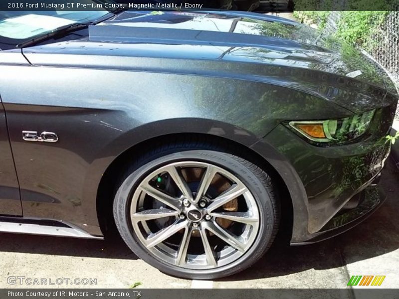 Magnetic Metallic / Ebony 2016 Ford Mustang GT Premium Coupe