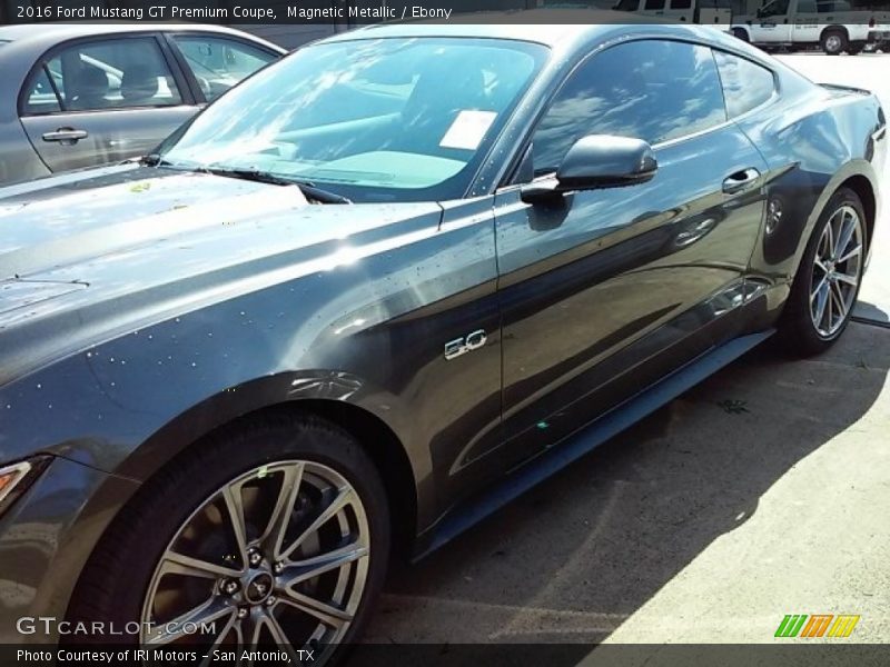 Magnetic Metallic / Ebony 2016 Ford Mustang GT Premium Coupe