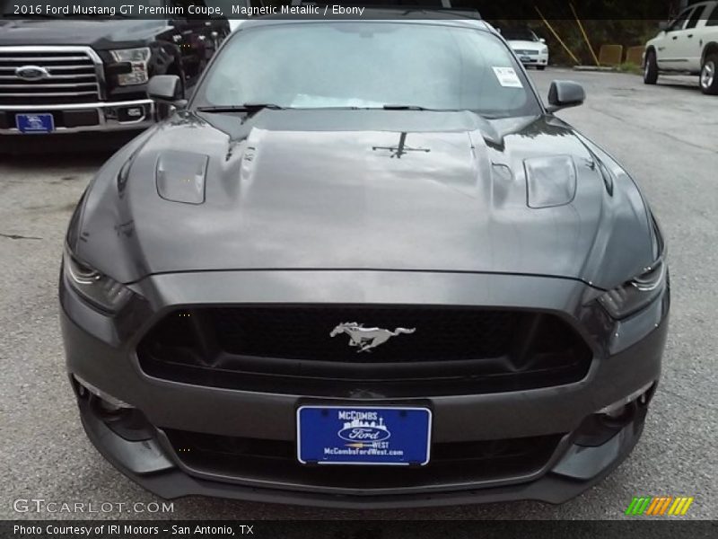 Magnetic Metallic / Ebony 2016 Ford Mustang GT Premium Coupe