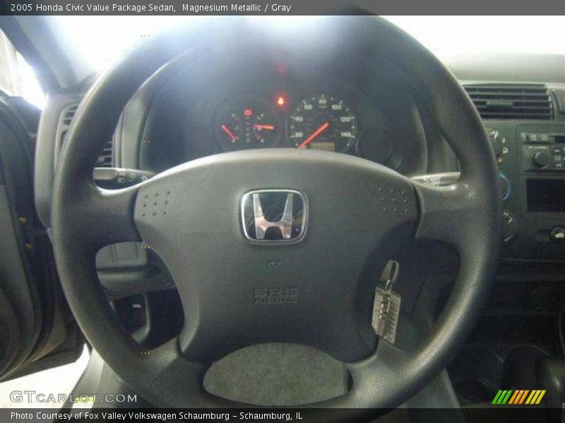 Magnesium Metallic / Gray 2005 Honda Civic Value Package Sedan