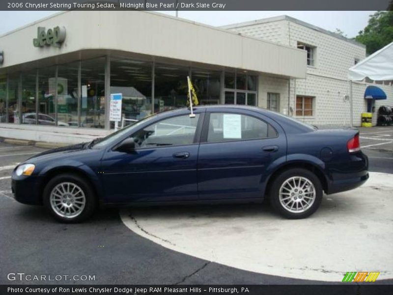 Midnight Blue Pearl / Dark Slate Gray 2006 Chrysler Sebring Touring Sedan