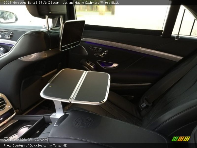 Rear Seat of 2015 S 65 AMG Sedan