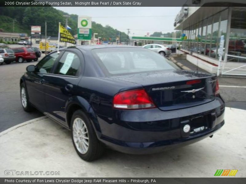 Midnight Blue Pearl / Dark Slate Gray 2006 Chrysler Sebring Touring Sedan