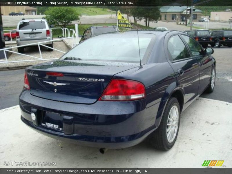 Midnight Blue Pearl / Dark Slate Gray 2006 Chrysler Sebring Touring Sedan