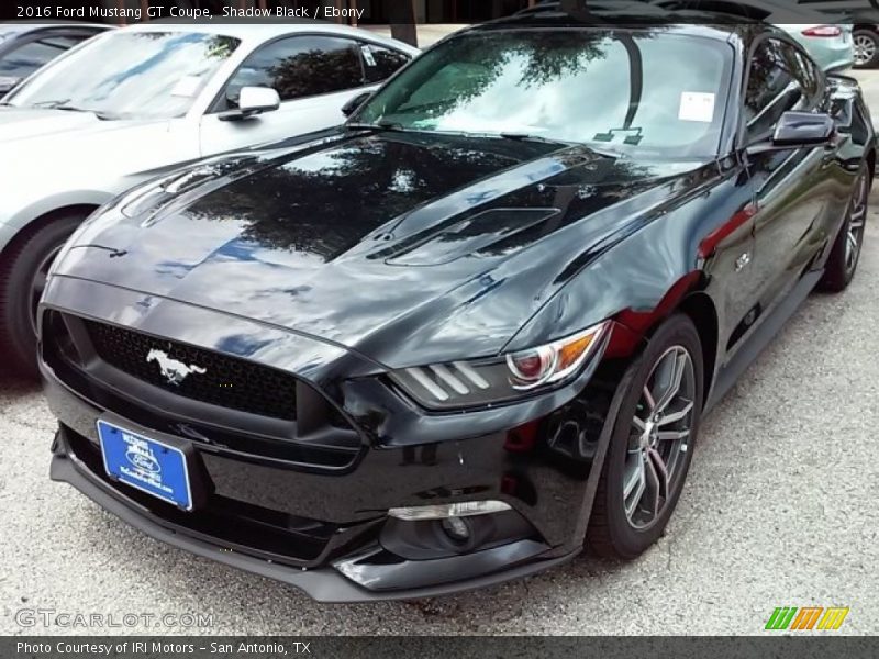 Shadow Black / Ebony 2016 Ford Mustang GT Coupe