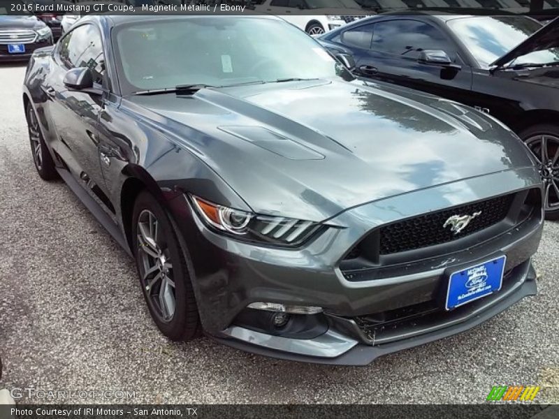 Magnetic Metallic / Ebony 2016 Ford Mustang GT Coupe