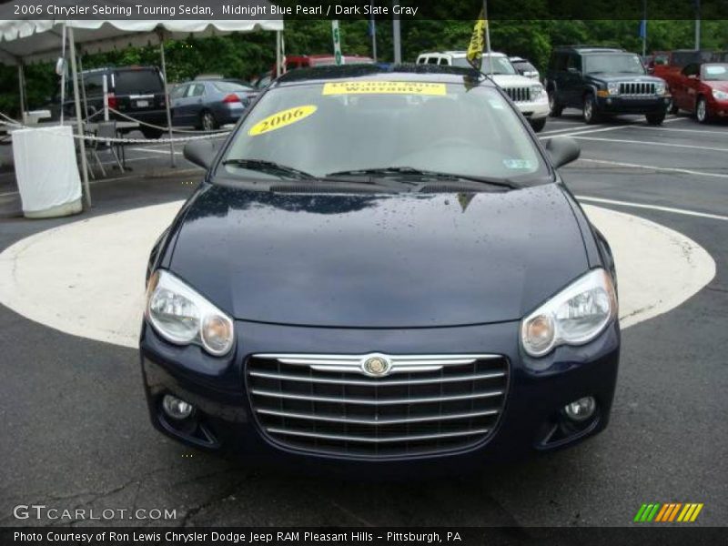Midnight Blue Pearl / Dark Slate Gray 2006 Chrysler Sebring Touring Sedan