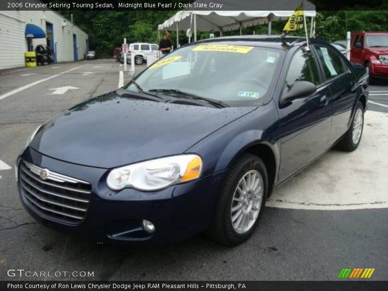 Midnight Blue Pearl / Dark Slate Gray 2006 Chrysler Sebring Touring Sedan