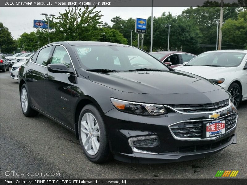 Mosaic Black Metallic / Jet Black 2016 Chevrolet Malibu LT