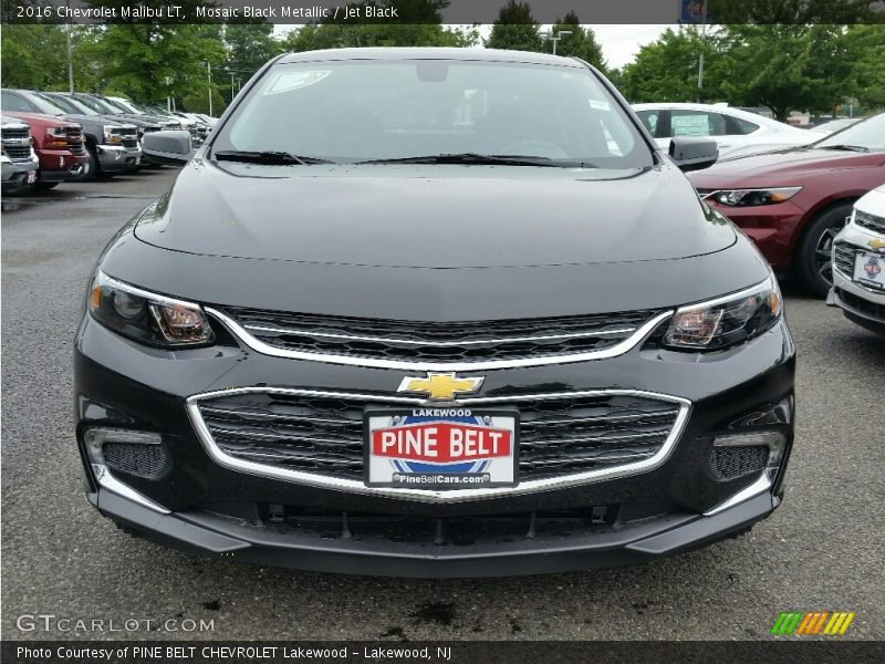 Mosaic Black Metallic / Jet Black 2016 Chevrolet Malibu LT