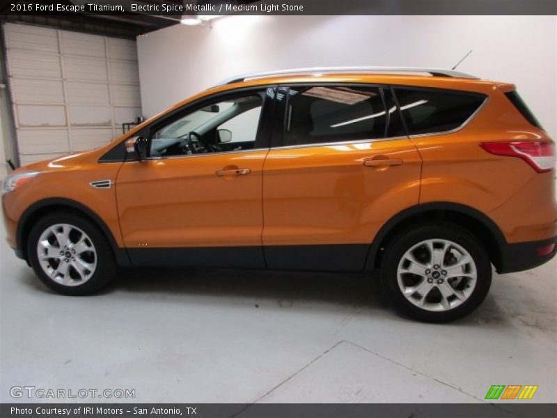 Electric Spice Metallic / Medium Light Stone 2016 Ford Escape Titanium