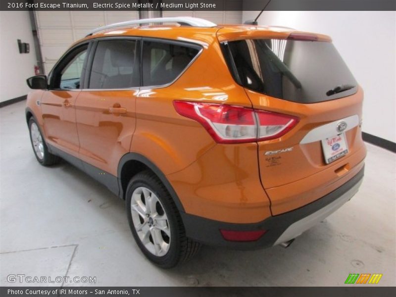 Electric Spice Metallic / Medium Light Stone 2016 Ford Escape Titanium