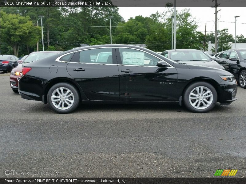 Mosaic Black Metallic / Jet Black 2016 Chevrolet Malibu LT