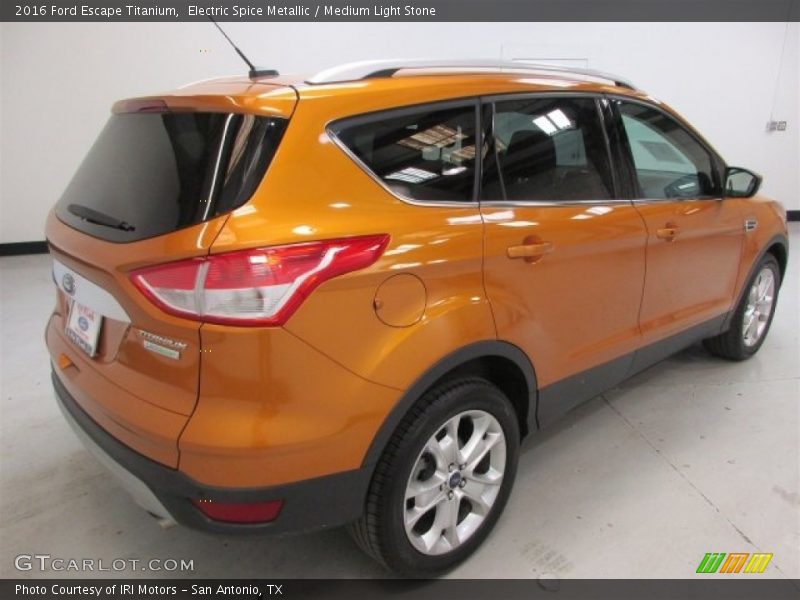 Electric Spice Metallic / Medium Light Stone 2016 Ford Escape Titanium