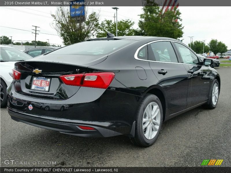 Mosaic Black Metallic / Jet Black 2016 Chevrolet Malibu LT