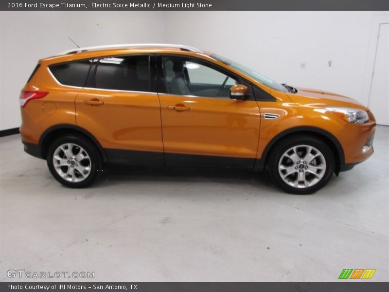 Electric Spice Metallic / Medium Light Stone 2016 Ford Escape Titanium