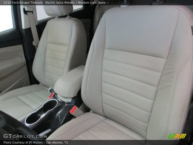 Electric Spice Metallic / Medium Light Stone 2016 Ford Escape Titanium
