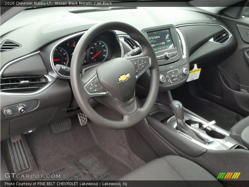 Mosaic Black Metallic / Jet Black 2016 Chevrolet Malibu LT