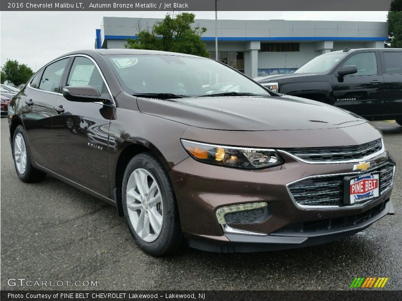Autumn Bronze Metallic / Jet Black 2016 Chevrolet Malibu LT