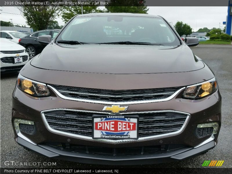 Autumn Bronze Metallic / Jet Black 2016 Chevrolet Malibu LT