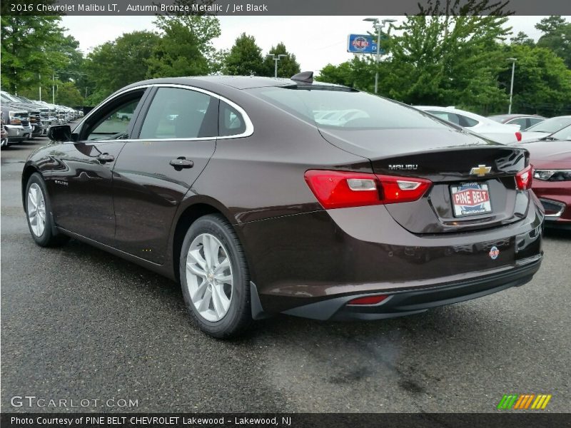 Autumn Bronze Metallic / Jet Black 2016 Chevrolet Malibu LT