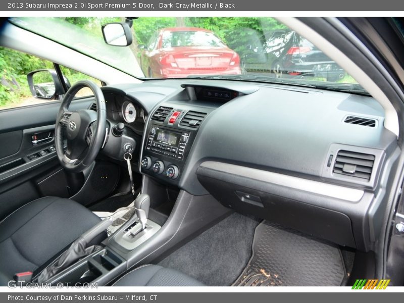 Dark Gray Metallic / Black 2013 Subaru Impreza 2.0i Sport Premium 5 Door