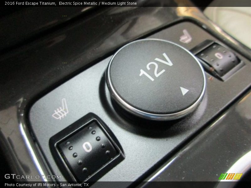 Electric Spice Metallic / Medium Light Stone 2016 Ford Escape Titanium