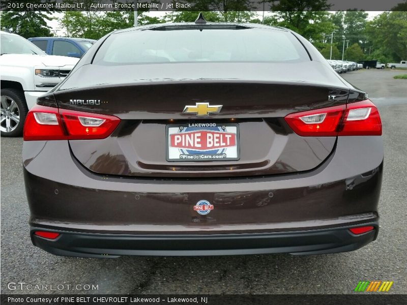 Autumn Bronze Metallic / Jet Black 2016 Chevrolet Malibu LT