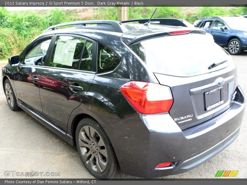 Dark Gray Metallic / Black 2013 Subaru Impreza 2.0i Sport Premium 5 Door