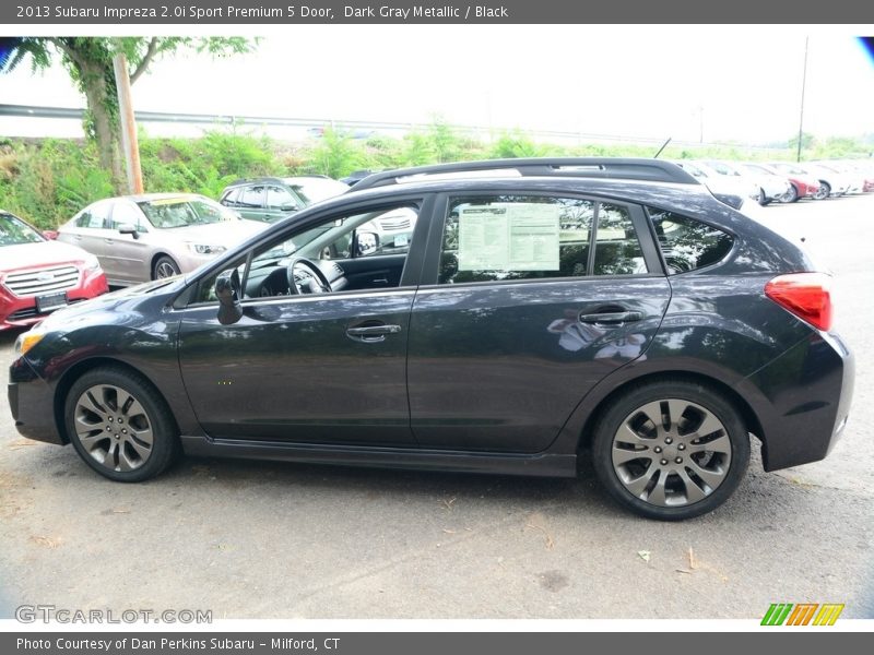 Dark Gray Metallic / Black 2013 Subaru Impreza 2.0i Sport Premium 5 Door