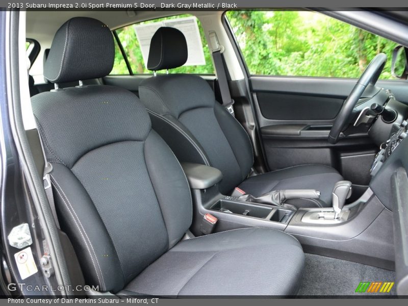 Dark Gray Metallic / Black 2013 Subaru Impreza 2.0i Sport Premium 5 Door